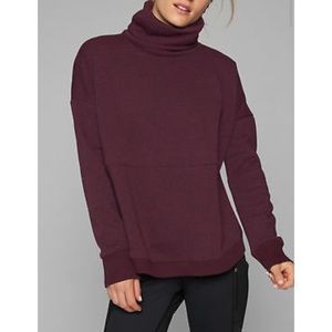 Athleta cassis maroon sweatshirt